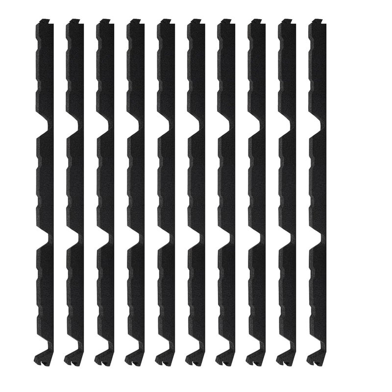 Sthovd 12in Outside Classic Rib Profile Foam Closure Strips for Metal Roofing Panels 3 ft Long Metal Roofing Closure Strip Outside Foam Closure Strips -10 Pieces - Image 1